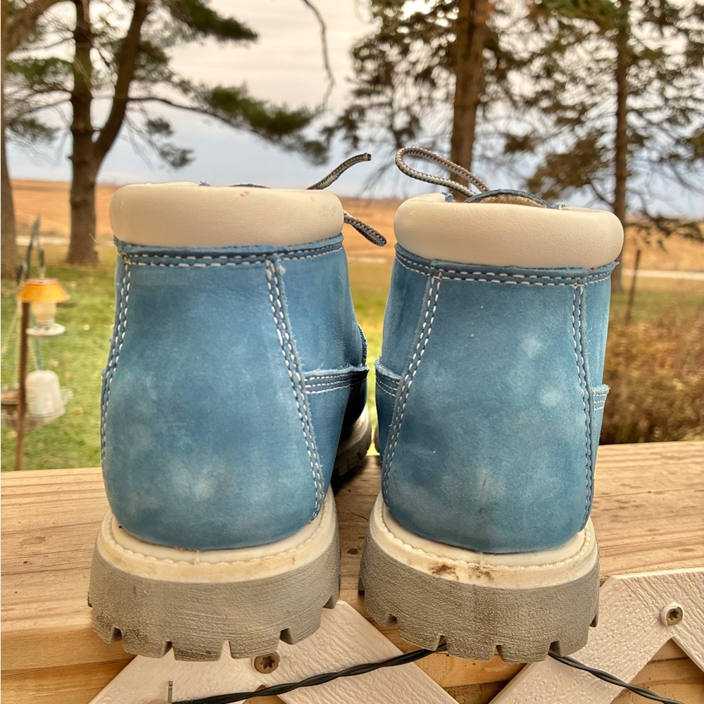 Timberland Sky Blue Waterproof Boots - Picture 4 of 6